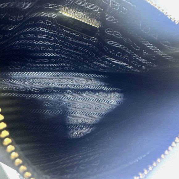 PRADA Re-Edition $2600 Black Saffiano Leather Mini Handbag Authentic - Picture 5 of 6